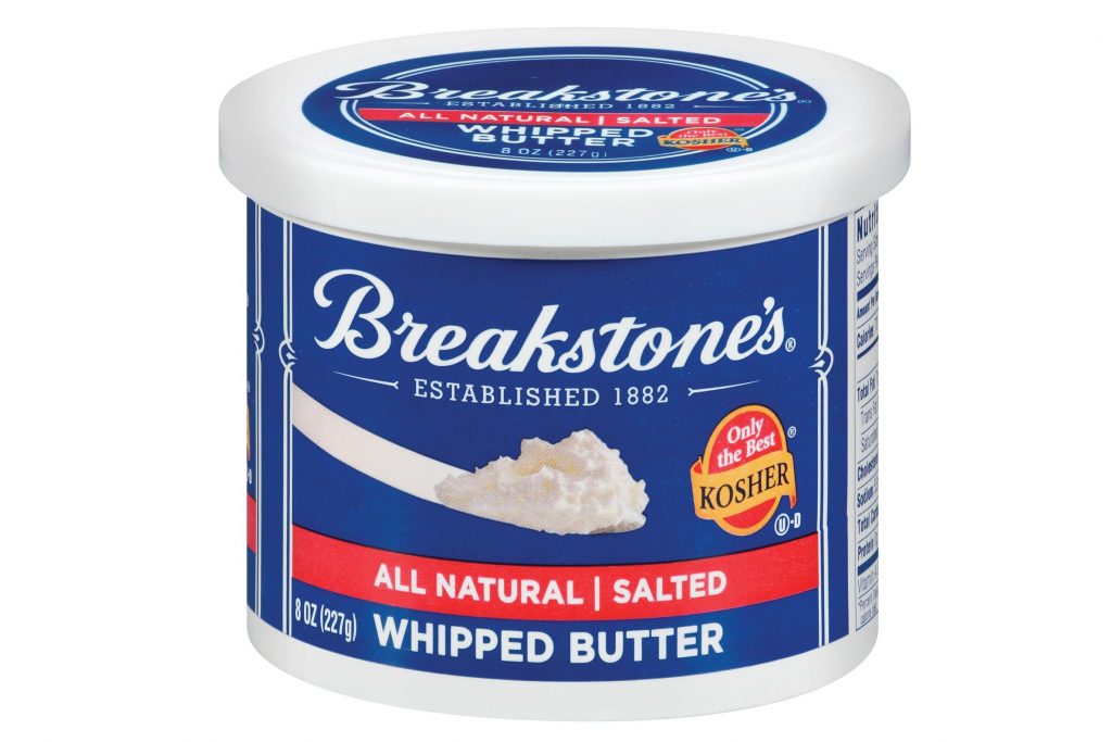 Breakstone’s Butter Perfection on Bread and Vegetables OU Kosher