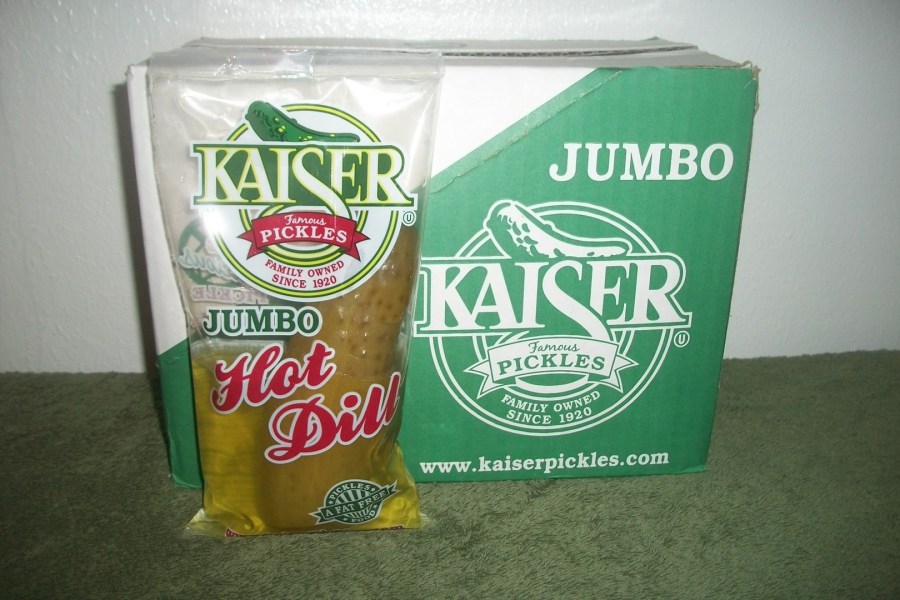 At Kaiser Pickles, The OU Symbol Signifies A Quality Product And