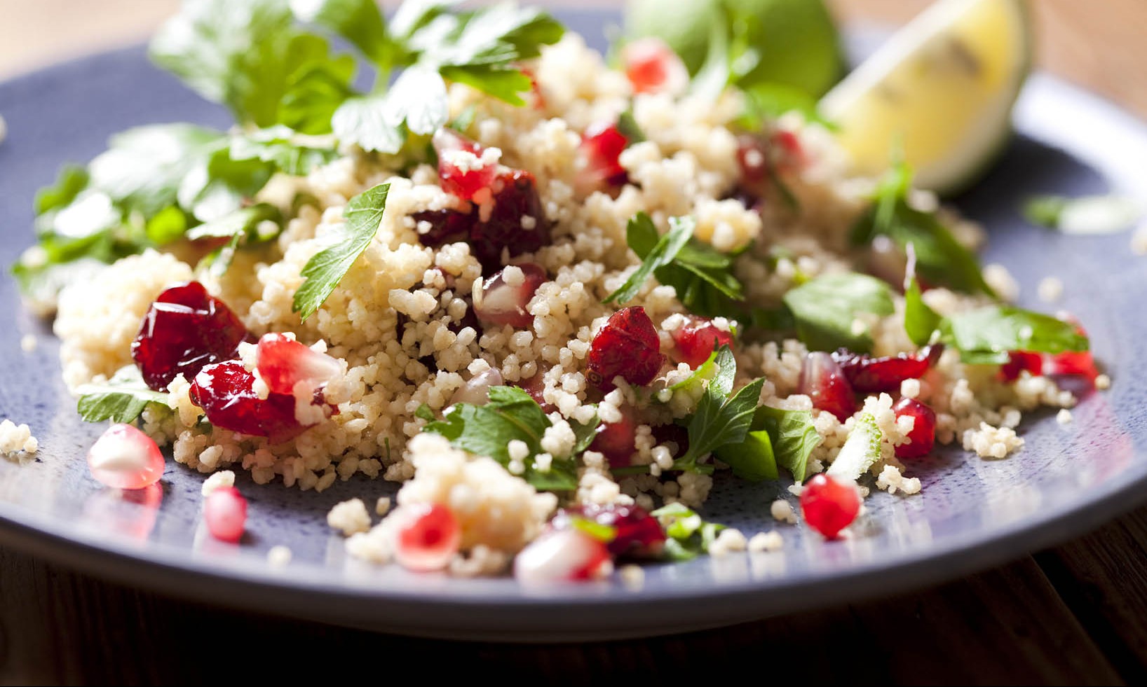 couscous with cranberries and pine nuts