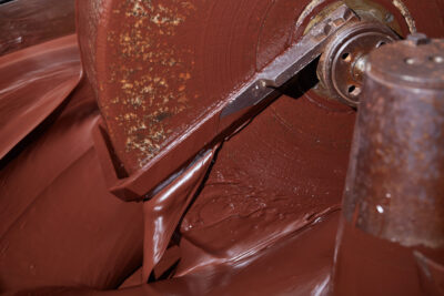Conching refining chocolate - ou kosher certified chocolate manufacturing