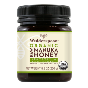 Wedderspoon's popular Organic Raw Manuka Honey. 