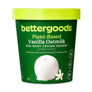 OU Kosher certified bettergoods plant based ice cream